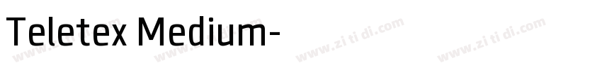 Teletex Medium字体转换